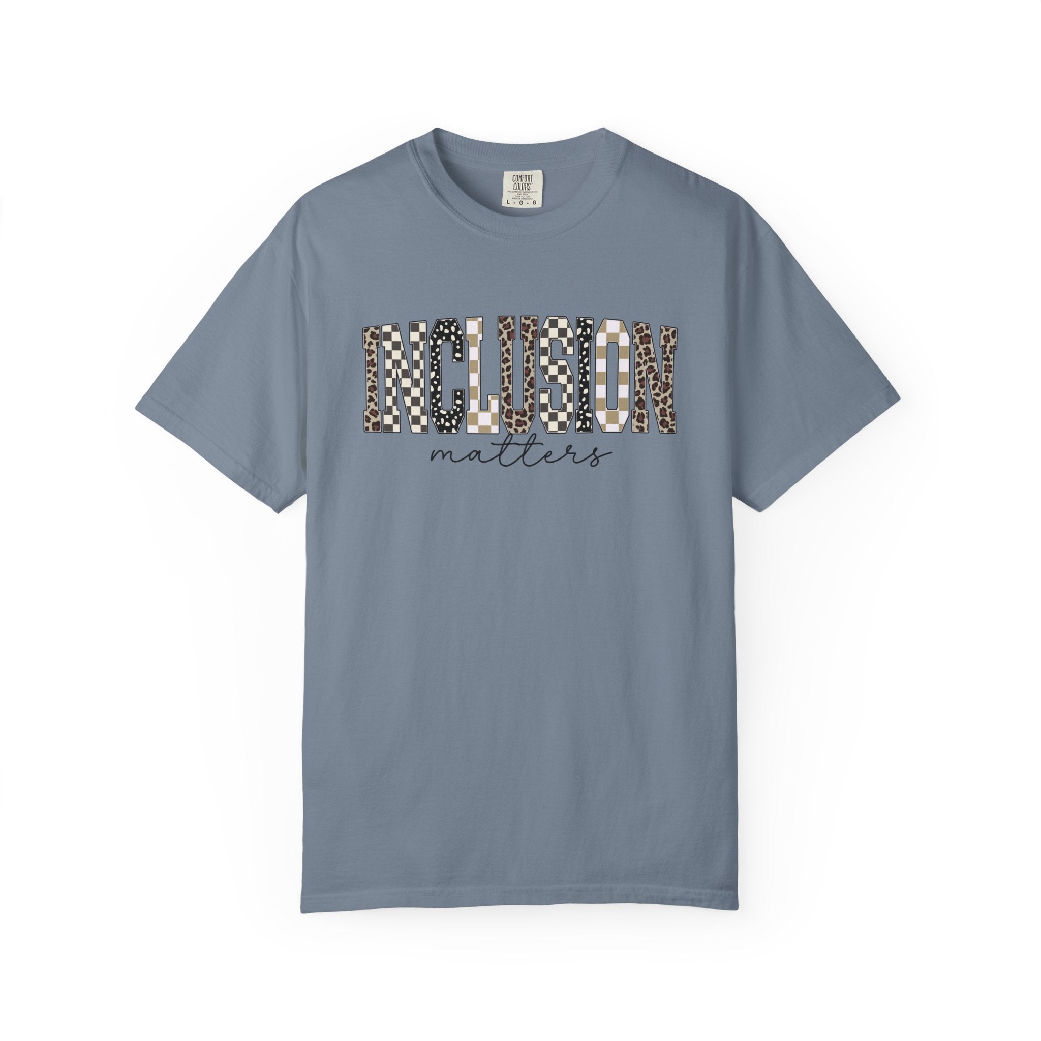 Inclusion Matters Patterned Letters