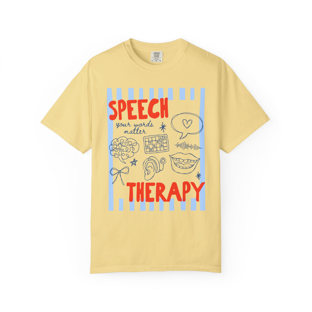 Speech Therapy Striped