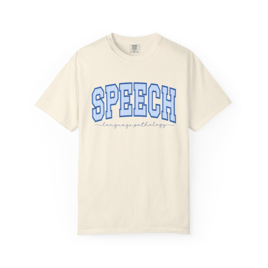 Seersucker Speech Therapy Shirt